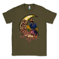 Army Green stay wild moon cowgirl Classic Tee - RacoonDesign