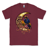 Burgundy stay wild moon cowgirl Classic Tee - RacoonDesign
