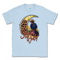 Dusty Blue stay wild moon cowgirl Classic Tee - RacoonDesign