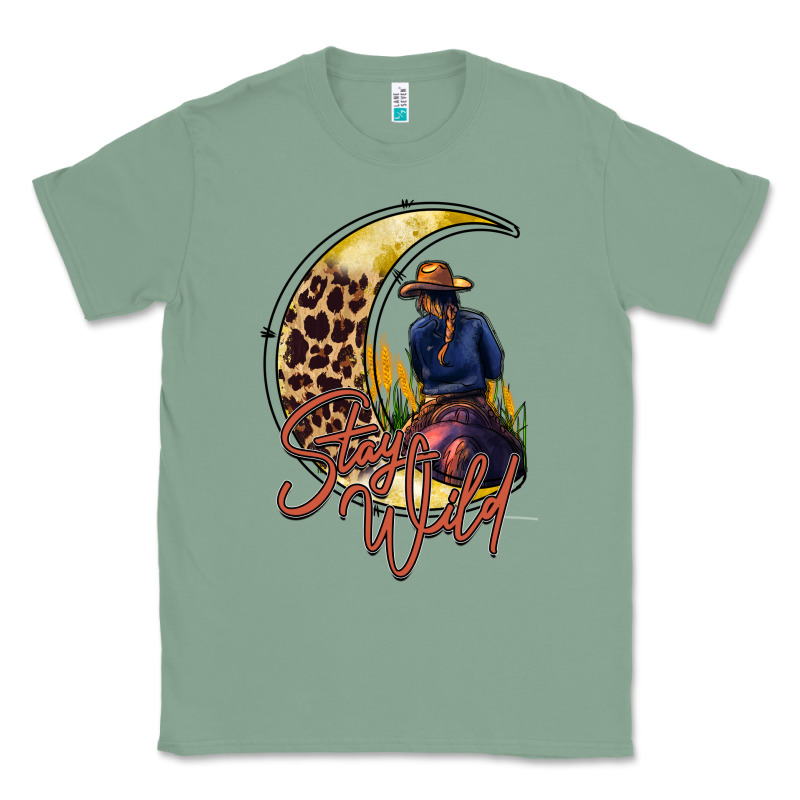 Stay Wild Moon Cowgirl Classic Tee by RacoonDesign | Teevron