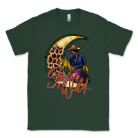 Sports Green stay wild moon cowgirl Classic Tee - RacoonDesign