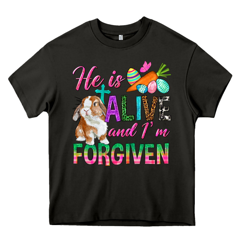 He Is Alive And I'm Forgiven Heavy Core Tee by BundleAndBundleShop | Teevron