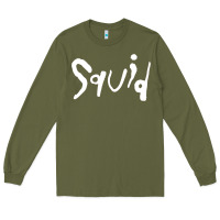 Army Green squid Long Sleeve Tee - lanVoArt