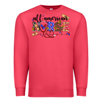 Cardinal all american nurse Premium Sweatshirt - Artiststas