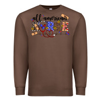 Chestnut all american nurse Premium Sweatshirt - Artiststas