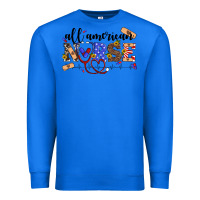 True Royal all american nurse Premium Sweatshirt - Artiststas