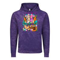 Cloud Purple Happy Easter Day truck Vintage Hoodie - HowdyJamesFarm