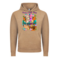 Happy Easter Day Truck Vintage Hoodie | Teevron