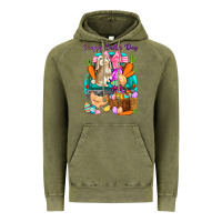 Vintage Olive Happy Easter Day truck Vintage Hoodie - HowdyJamesFarm