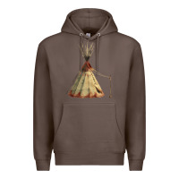 Coffee teepe tipi Premium Hoodie - FaDigitalArtStudio