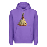 Purple teepe tipi Premium Hoodie - FaDigitalArtStudio