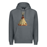 Rock teepe tipi Premium Hoodie - FaDigitalArtStudio