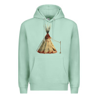 Seafoam teepe tipi Premium Hoodie - FaDigitalArtStudio