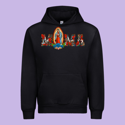 Mama Our Lady Of Guadalupe Urban Hoodie Designed By Barkaloodesign