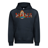 Navy mama our lady of guadalupe Urban Hoodie - BarkalooDesign