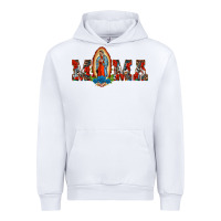 White mama our lady of guadalupe Urban Hoodie - BarkalooDesign