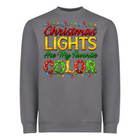 Storm christmas lights are my favorite color Heavyweight Sweatshirt - FaDigitalArtStudio