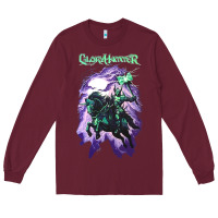 Burgundy gloryhammer   chaos wizard Long Sleeve Tee - lanVoArt