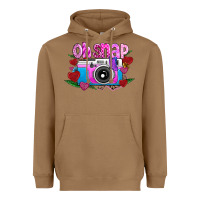 Toasted Coconut Oh Snap Heavyweight Hoodie - CowhideDigitalArt