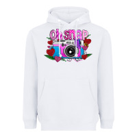 White Oh Snap Heavyweight Hoodie - CowhideDigitalArt