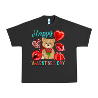 Pigment Black happy valentines day Valentine's Day Urban Heavy Tee - HowdyJamesFarm
