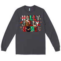Smoke holly jolly babe Long Sleeve Tee - CowGirlArtShop