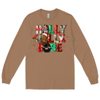 Toasted Coconut holly jolly babe Long Sleeve Tee - CowGirlArtShop