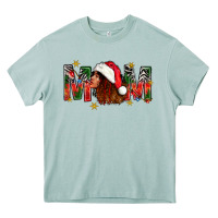 Arona Western Mom With Woman In Santa Hat Heavy Core Tee - BundleAndBundleShop