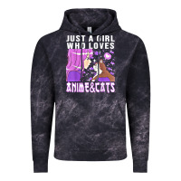Cloud Black anime cat anime stuff Vintage Hoodie - lanVoArt
