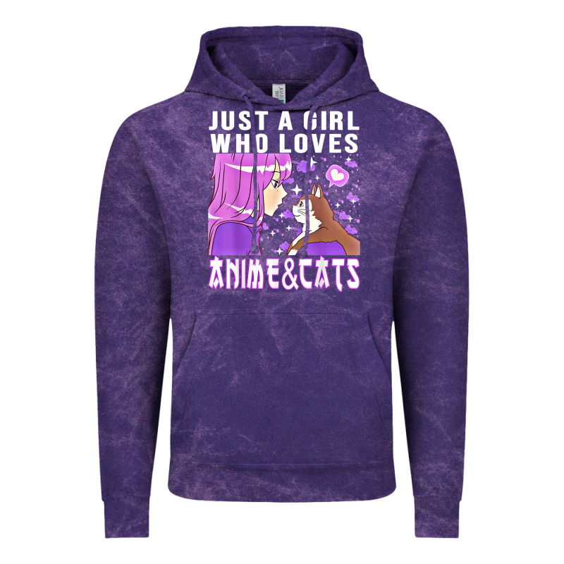 Anime Cat Anime Stuff Vintage Hoodie by lanVoArt | Teevron