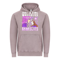 Vintage Zinc anime cat anime stuff Vintage Hoodie - lanVoArt