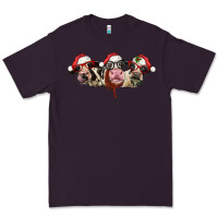 Plum christmas holstein cows Premium Tee - LillyAllenDesigns