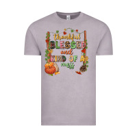 Vintage Zinc Thankful blessed and kind of a mess Vintage Tee - NancyCooperArtShop
