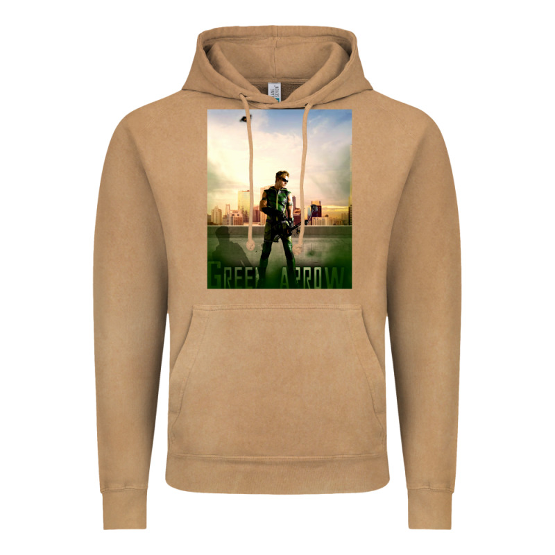 Green Arrow Vintage Hoodie by lanVoArt | Teevron