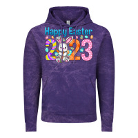 Cloud Purple Happy Easter 2023 Easter Day Vintage Hoodie - HowdyJamesFarm