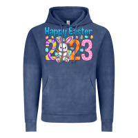 Vintage Denim Happy Easter 2023 Easter Day Vintage Hoodie - HowdyJamesFarm