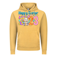 Vintage Mustard Happy Easter 2023 Easter Day Vintage Hoodie - HowdyJamesFarm