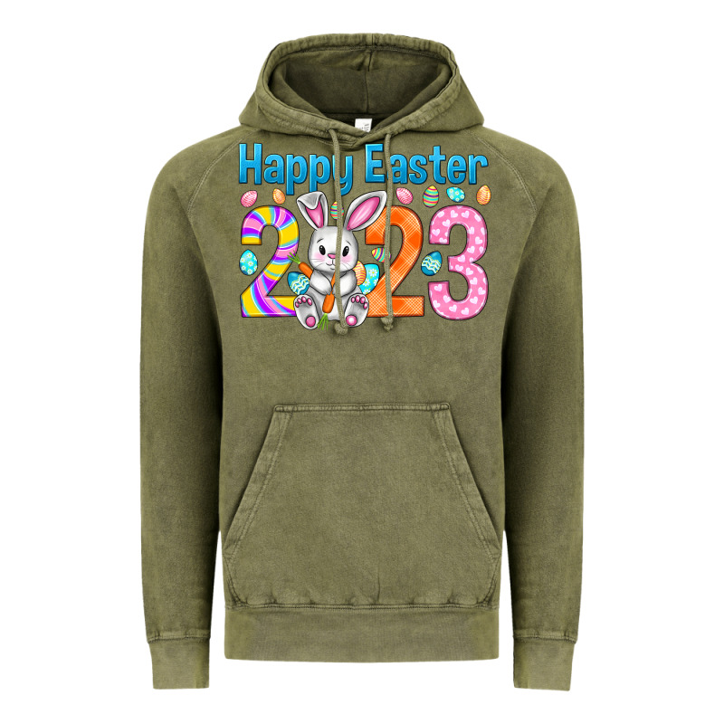 Happy Easter 2023 Easter Day Vintage Hoodie by HowdyJamesFarm | Teevron