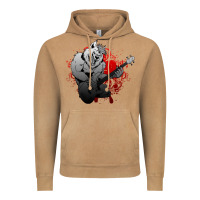 Vintage Camel Guitar Player Gift Guitarist Guitar Vintage Hoodie - lanVoArt