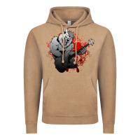 Vintage Coffee Guitar Player Gift Guitarist Guitar Vintage Hoodie - lanVoArt