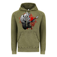 Vintage Olive Guitar Player Gift Guitarist Guitar Vintage Hoodie - lanVoArt