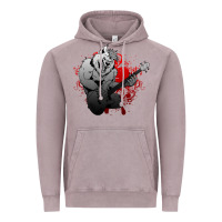 Vintage Zinc Guitar Player Gift Guitarist Guitar Vintage Hoodie - lanVoArt