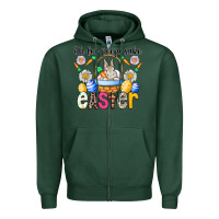 Sports Green Oh For Peeps Sake Easter Zipper Hoodie - CowhideDigitalArt