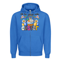 True Royal Oh For Peeps Sake Easter Zipper Hoodie - CowhideDigitalArt
