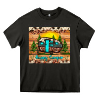 Asphalt happy camper Heavy Core Tee - JahusDesignShop