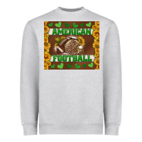 Heather Grey american football with sunflower tumbler Heavyweight Sweatshirt - BundleAndBundleShop