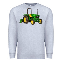 Heather Grey farm tractor Premium Sweatshirt - Artiststas