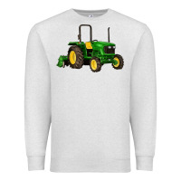 Oatmeal Heather farm tractor Premium Sweatshirt - Artiststas