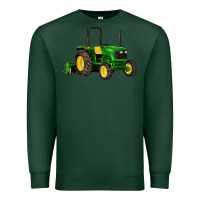 Sports Green farm tractor Premium Sweatshirt - Artiststas