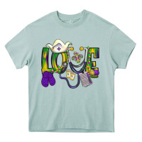 Arona Mardi Gras Love Nurse Heavy Core Tee - BundleAndBundleShop